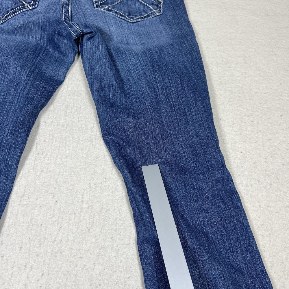 Ariat‎ R.E.A.L. Jeans Womens 30XL Blue Medium Wash Slim Straight Stretch Denim - Picture 10 of 13